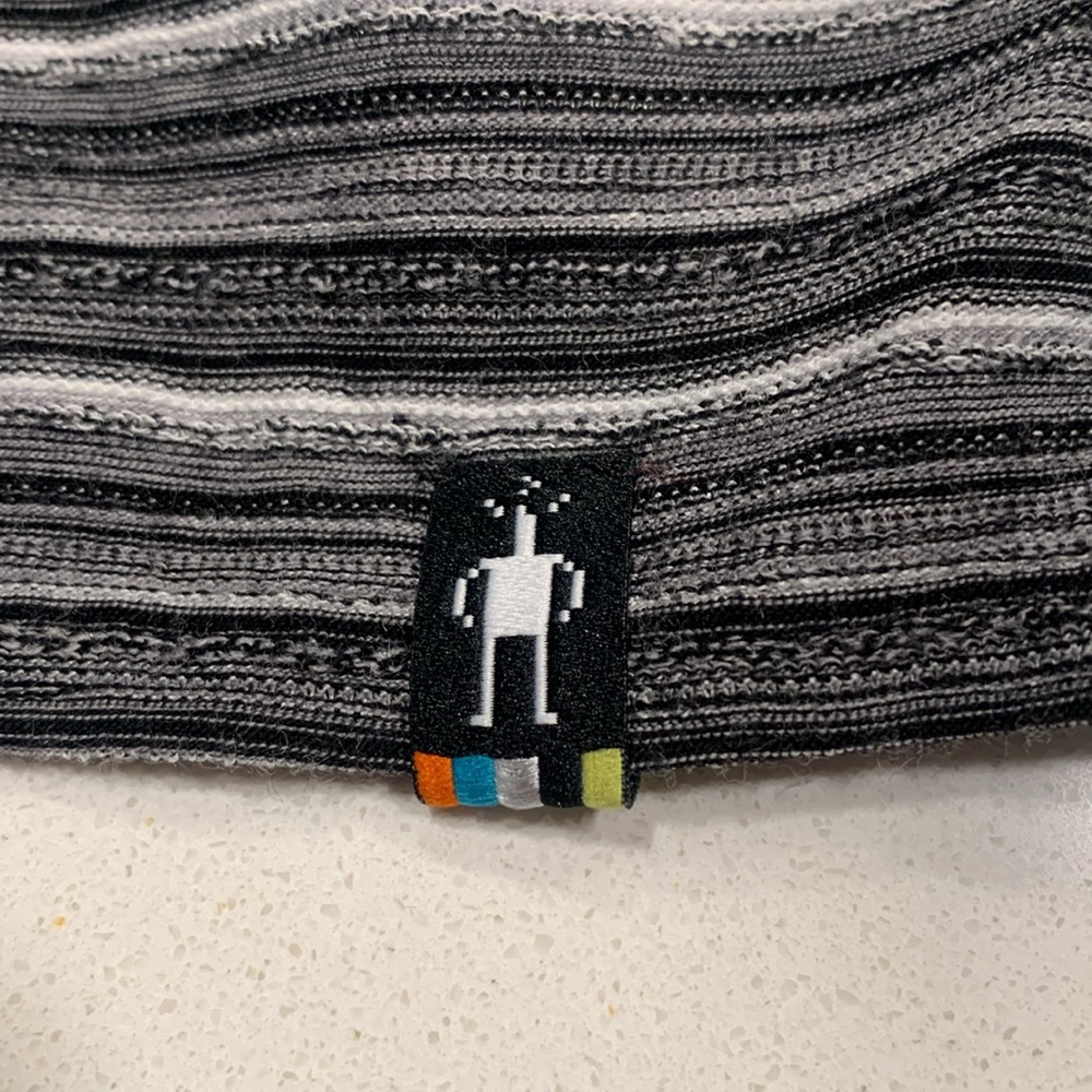 Smartwool Size Medium Stripe Horizon Line Wrap Cardigan Sweater - Picture 5 of 7